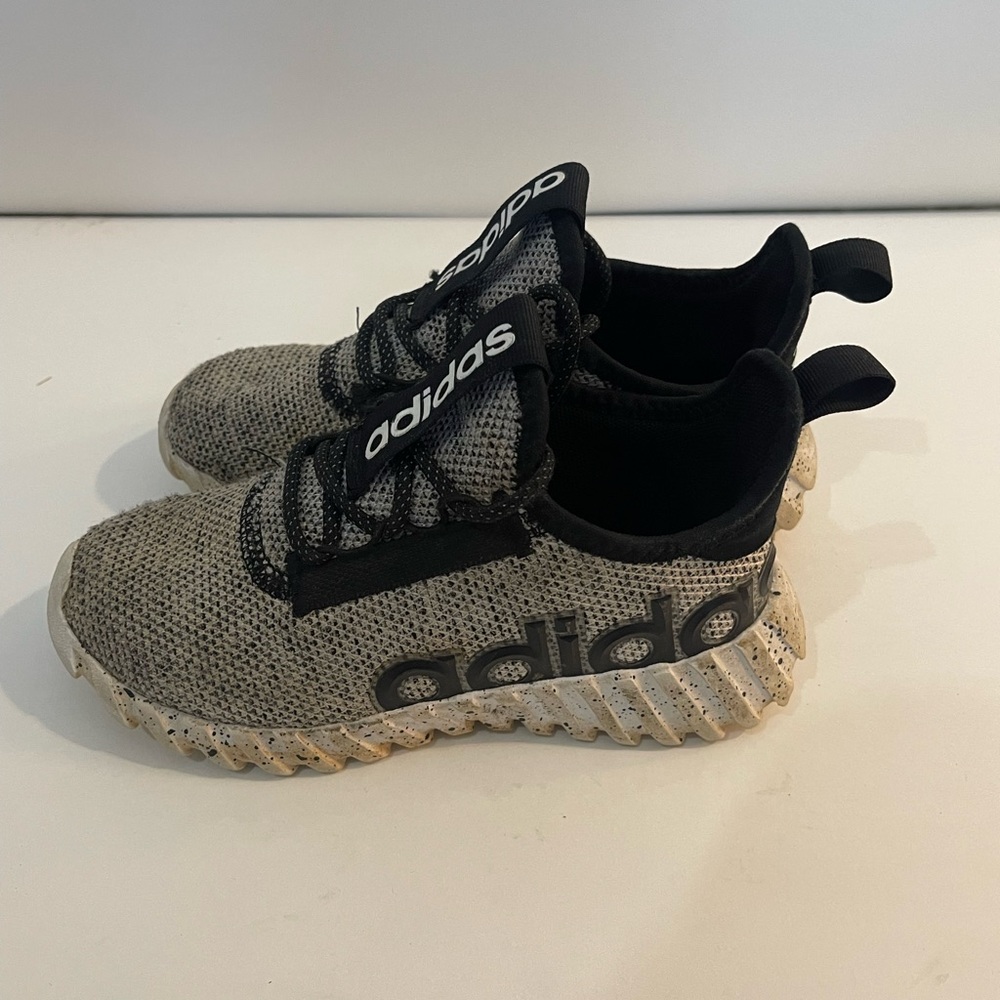 Adidas Black and Beige Sneakers
